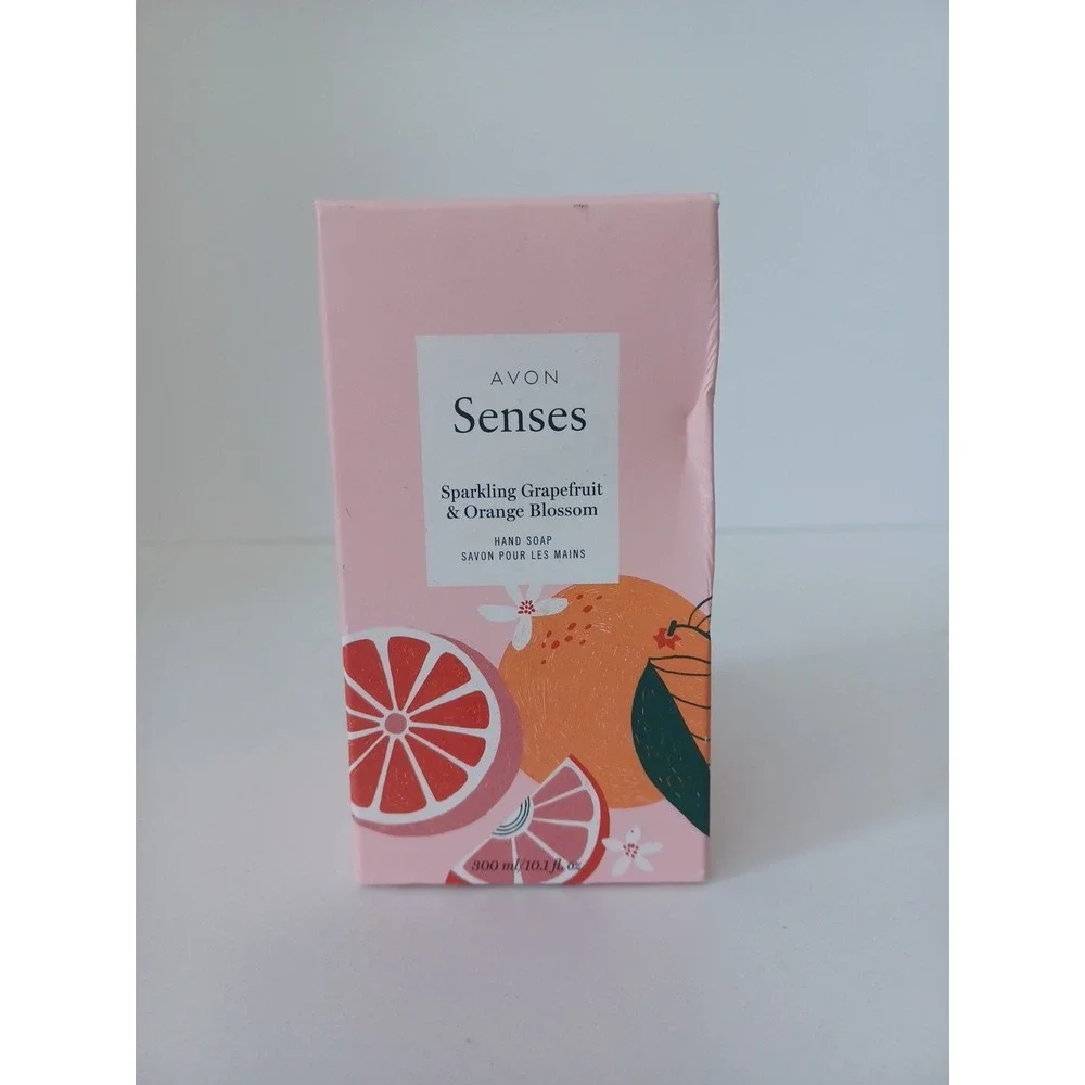 Avon Senses‎ Sparkling Grapefruit & Orange Blossom Hand Soap Honeysuckle. NIB